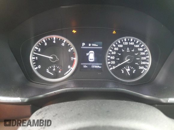 2020 Hyundai Santa Fe SE with VIN 5NMS23ADXLH282495, listed as a Copart auction lot 57628955 with 137,864 mi miles and Clean title. Bid and sale history available at DreamBid. Image 9.