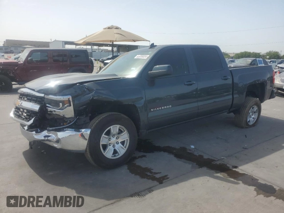 2017 Chevrolet Silverado 1500 LT with VIN 3GCPCREH6HG365153, listed as a Copart auction lot 65855034 with 109,136 mi miles and Salvage Title. Bid and sale history available at DreamBid. Image 1.