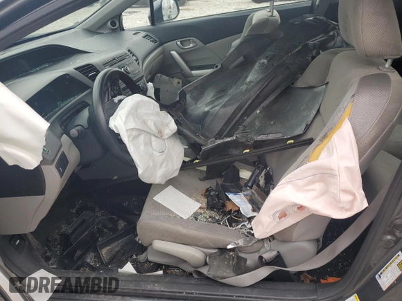 2012 Honda Civic Cpe LX with VIN 2HGFG3B58CH527382, listed as a Copart auction lot 51947645 with 0 mi miles and Clean Title. Bid and sale history available at carsss.com. Image 7.