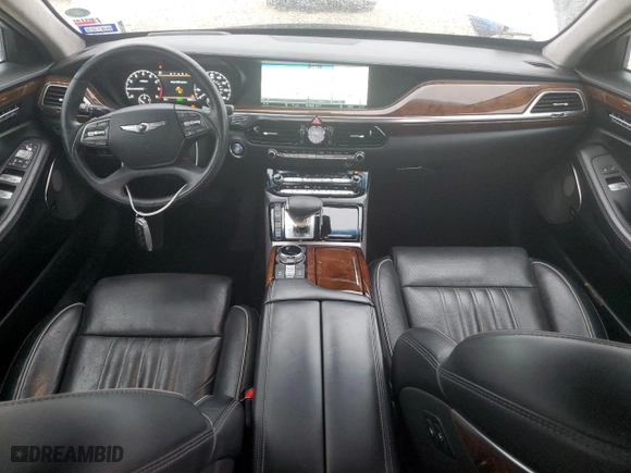 2017 Genesis G90 5.0L Ultimate with VIN KMHG54JH5HU029912, listed as a Copart auction lot 42926325 with 108,651 mi miles and Salvage Title. Bid and sale history available at carsss.com. Image 8.