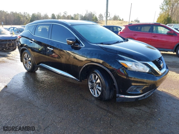 2015 Nissan Murano S with VIN 5N1AZ2MG5FN262603, listed as a IAAI auction lot 41342391 with 140,825 mi miles. Bid and sale history available at carsss.com. Image 1.