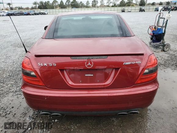 2005 Mercedes-Benz SLK-Class 5.5L AMG with VIN WDBWK73F75F049308, listed as a Copart auction lot 88802595 with 0 mi miles and Non Repairable. Bid and sale history available at carsss.com. Image 6.