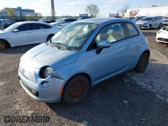 2013 FIAT 500 Pop with VIN 3C3CFFAR1DT754372, listed as a IAAI auction lot 41920208 with 1 mi miles. Bid and sale history available at carsss.com. Image 2.
