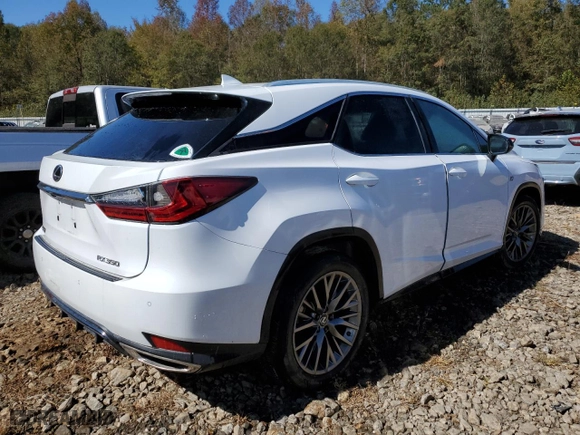 2020 Lexus RX with VIN 2T2YZMDA3LC256688, listed as a Copart auction lot 76548894 with 0 mi miles and Salvage Title. Bid and sale history available at carsss.com. Image 3.