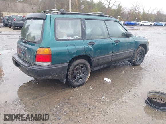 1998 Subaru Forester L with VIN JF1SF6352WH783758, listed as a IAAI auction lot 41971037 with 1 mi miles. Bid and sale history available at carsss.com. Image 4.