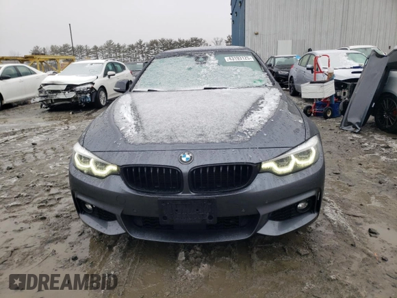 2018 BMW 4 Series 430i xDrive with VIN WBA4Z3C5XJEC55856, listed as a Copart auction lot 43193125 with 57,770 mi miles and Salvage Title. Bid and sale history available at DreamBid. Image 5.