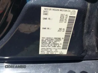 2016 Nissan Altima SR with VIN 1N4AL3AP4GC131763, listed as a IAAI auction lot 42662547 with 130,374 mi miles and . Bid and sale history available at DreamBid. Image 9.