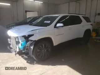 2021 Chevrolet Traverse RS with VIN 1GNERJKW4MJ150798, listed as a Copart auction lot 85663944 with 55,998 mi miles and Salvage Title. Bid and sale history available at carsss.com. Image 1.