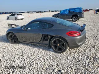 2015 Porsche Cayman с VIN WP0AA2A81FK160550, выставлен на аукционе Copart как лот 62758365 с пробегом 71 007 миль миль и Списание • Salvage title. История ставок и продаж доступна на DreamBid. Изображение 2.