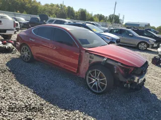 2019 Genesis G70 3.3T Advanced with VIN KMTG74LE9KU016607, listed as a Copart auction lot 72913124 with 37,671 mi miles and Salvage Title. Bid and sale history available at carsss.com. Image 4.