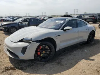 2023 Porsche Taycan GTS with VIN WP0AD2Y10PSA47385, listed as a Copart auction lot 71398934 with 12,108 mi miles and Salvage Title. Bid and sale history available at DreamBid. Image 1.