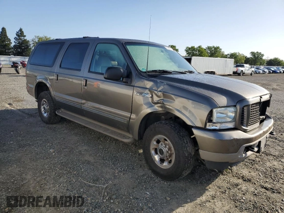 2003 Ford Excursion Limited with VIN 1FMNU43S73EB24882, listed as a Copart auction lot 51680505 with 214,795 mi miles and Salvage Title. Bid and sale history available at DreamBid. Image 4.