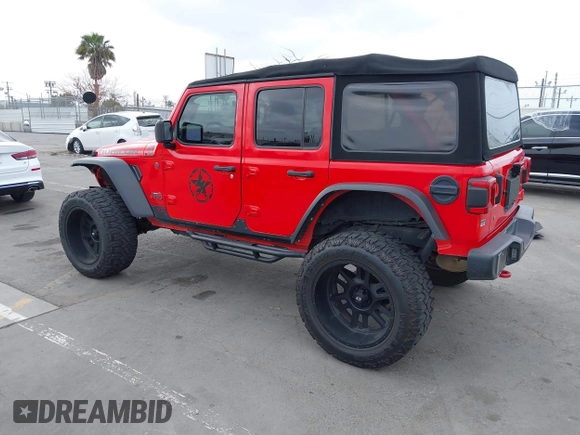 2018 Jeep Wrangler Unlimited Rubicon с VIN 1C4HJXFG4JW156506, выставлен на аукционе IAAI как лот 42246880 с пробегом 57 062 миль миль и . История ставок и продаж доступна на DreamBid. Изображение 3.