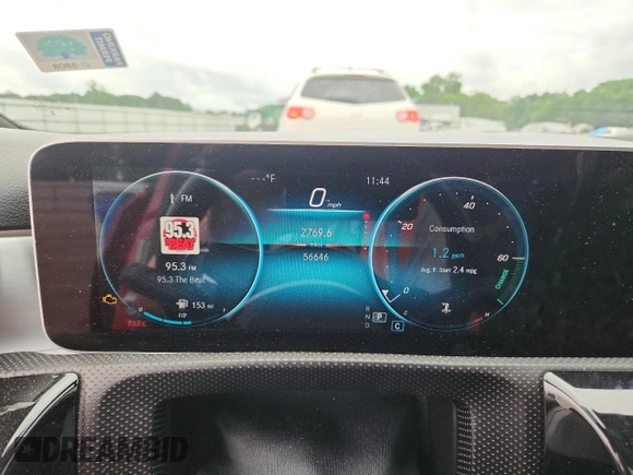 2020 Mercedes-Benz A 220 with VIN W1K3G4EB9LW045729, listed as a Copart auction lot 58619995 with 56,646 mi miles and Salvage title. Bid and sale history available at DreamBid. Image 9.