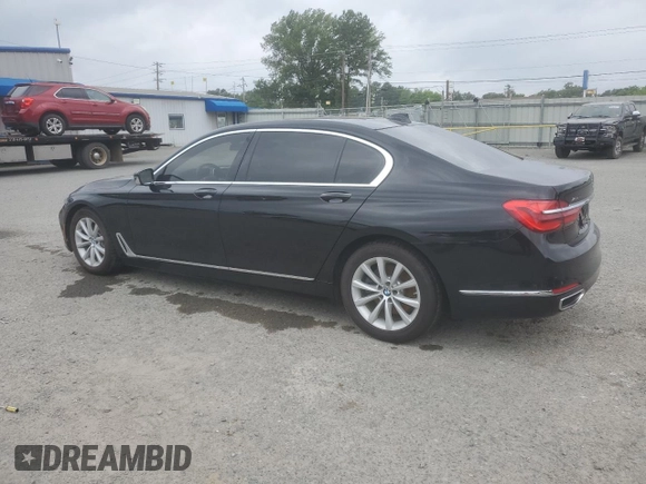 2019 BMW 7 Series 740i xDrive z VIN WBA7E4C55KGV70212, wystawiony jako Copart lot #57330965 z przebiegiem 48 408 mil mil oraz Szkoda całkowita • Salvage title. Historia ofert i sprzedaży dostępna na DreamBid. Obrazek 2.