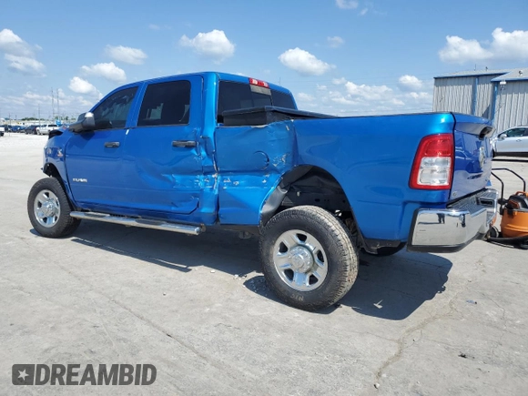 2021 Ram 2500 Tradesman with VIN 3C6UR5CL6MG520321, listed as a Copart auction lot 55867345 with 103,291 mi miles and Salvage title. Bid and sale history available at DreamBid. Image 2.