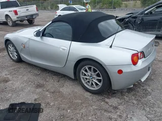 2004 BMW Z4 2.5i with VIN 4USBT334X4LS48707, listed as a IAAI auction lot 41737439 with 92,640 mi miles and . Bid and sale history available at DreamBid. Image 3.