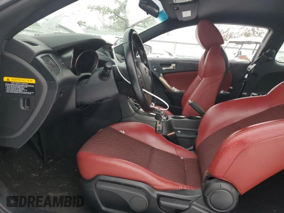 2013 Hyundai Genesis Coupe R-Spec with VIN KMHHU6KJ4DU112827, listed as a Copart auction lot 45130315 with 80,919 mi miles and Salvage title. Bid and sale history available at DreamBid. Image 7.