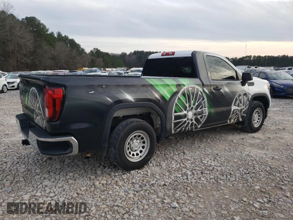 2020 GMC Sierra 1500 with VIN 3GTN8AEF0LG214844, listed as a Copart auction lot 85161574 with 158,570 mi miles and Salvage Title. Bid and sale history available at DreamBid. Image 3.