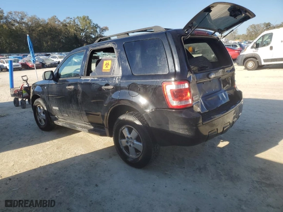 2008 Ford Escape XLT with VIN 1FMCU03148KA42124, listed as a Copart auction lot 49115865 with 198,812 mi miles and Salvage Title. Bid and sale history available at carsss.com. Image 2.