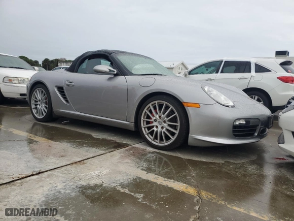 2008 Porsche Boxster S with VIN WP0CB29858U731331, listed as a Copart auction lot 74499374 with 0 mi miles and Salvage Title. Bid and sale history available at carsss.com. Image 4.
