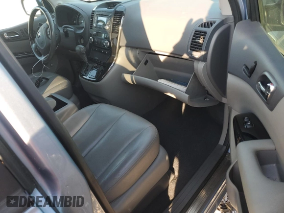 2014 Kia Sedona EX with VIN KNDMH4C77E6549905, listed as a Copart auction lot 77395344 with 97,631 mi miles and Salvage Title. Bid and sale history available at carsss.com. Image 8.