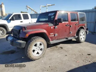 2010 Jeep Wrangler Unlimited Sahara with VIN 1J4BA5H1XAL196555, listed as a Copart auction lot 76704534 with 112,365 mi miles and Salvage Title. Bid and sale history available at carsss.com. Image 1.