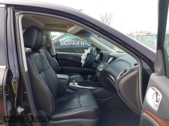 2014 Infiniti QX60 with VIN 5N1AL0MM4EC535228, listed as a IAAI auction lot 41900787 with 72,189 mi miles and . Bid and sale history available at carsss.com. Image 5.