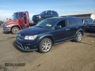 2014 Dodge Journey Limited with VIN 3C4PDCDG7ET257095, listed as a Copart auction lot 80586554 with 129,533 mi miles and Clean Title. Bid and sale history available at DreamBid. Image 1.