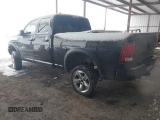 2019 Ram 1500 Classic Warlock with VIN 1C6RR6GT0KS706707, listed as a IAAI auction lot 41289736 with 134,142 mi miles. Bid and sale history available at carsss.com. Image 3.
