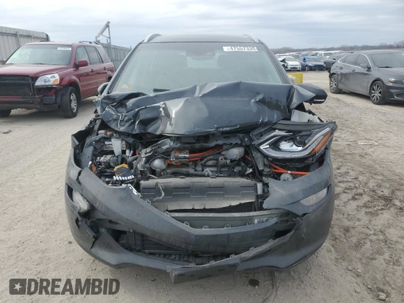 2018 Chevrolet Bolt EV Premier with VIN 1G1FX6S09J4111400, listed as a Copart auction lot 47557335 with 0 mi miles and Salvage Title. Bid and sale history available at carsss.com. Image 5.