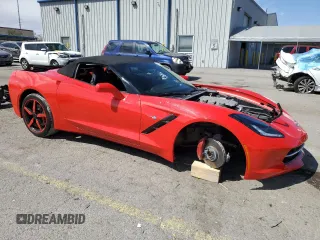 2014 Chevrolet Corvette 1LT z VIN 1G1YB3D70E5112838, wystawiony jako Copart lot #53850505 z przebiegiem Nie podano mil oraz Szkoda całkowita • Salvage title. Historia ofert i sprzedaży dostępna na DreamBid. Obrazek 4.