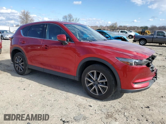 2018 Mazda CX-5 Grand Touring with VIN JM3KFBDM2J0373422, listed as a Copart auction lot 50314625 with 47,081 mi miles and Salvage Title. Bid and sale history available at carsss.com. Image 4.