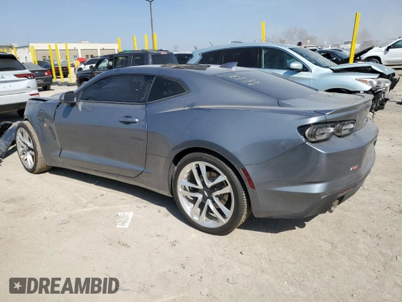 2020 Chevrolet Camaro 1LT with VIN 1G1FB1RS9L0111240, listed as a Copart auction lot 48705825 with 0 mi miles and Salvage Title. Bid and sale history available at carsss.com. Image 2.