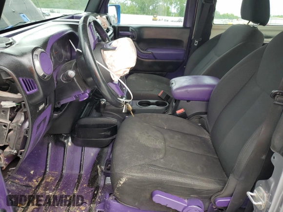 2015 Jeep Wrangler Sport with VIN 1C4AJWAG8FL540932, listed as a Copart auction lot 61870935 with 71,762 mi miles and Salvage title. Bid and sale history available at DreamBid. Image 7.