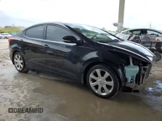 2013 Hyundai Elantra GLS with VIN 5NPDH4AE9DH334161, listed as a Copart auction lot 62475005 with 188,958 mi miles and Salvage title. Bid and sale history available at DreamBid. Image 4.