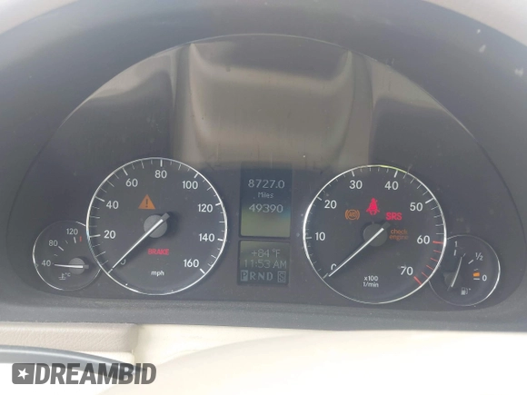 2005 Mercedes-Benz C 240 с VIN WDBRF81J45F616976, выставлен на аукционе IAAI как лот 42686385 с пробегом 49 390 миль миль и . История ставок и продаж доступна на DreamBid. Изображение 7.