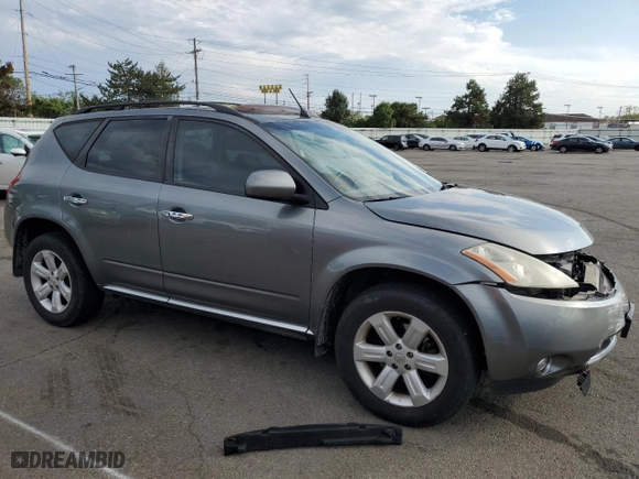 2006 Nissan Murano SE with VIN JN8AZ08W26W531441, listed as a Copart auction lot 72698584 with 202,021 mi miles and Salvage Title. Bid and sale history available at carsss.com. Image 4.
