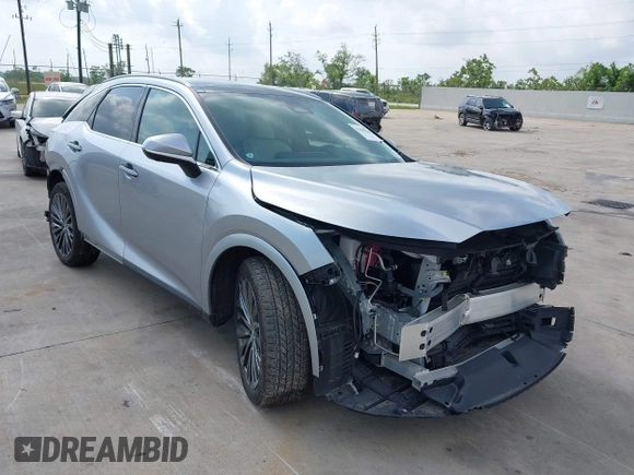 2023 Lexus RX 350h with VIN 2T2BBMCA8PC022516, listed as a IAAI auction lot 42105640 with 15,965 mi miles and . Bid and sale history available at DreamBid. Image 1.