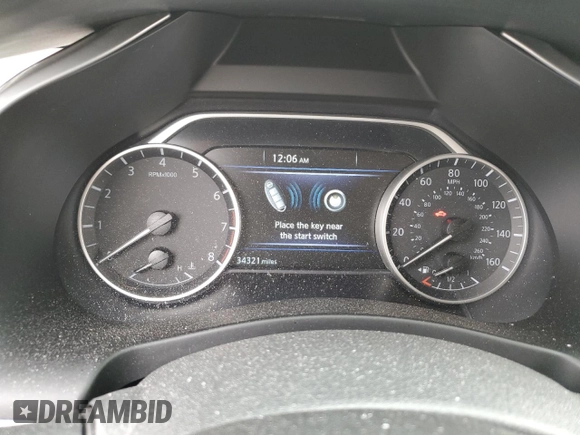 2022 Nissan Murano S with VIN 5N1AZ2AJ9NC123679, listed as a Copart auction lot 44778535 with 34,321 mi miles and Salvage Title. Bid and sale history available at DreamBid. Image 9.