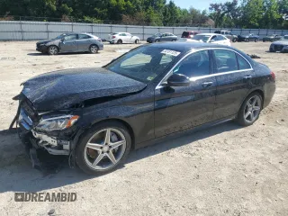 2016 Mercedes-Benz C 300 Luxury with VIN WDDWF4KB8GR167040, listed as a Copart auction lot 58181125 with 42,429 mi miles and Salvage title. Bid and sale history available at DreamBid. Image 1.