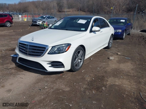 2018 Mercedes-Benz S-Class S 450 with VIN WDDUG6EB7JA375119, listed as a IAAI auction lot 41729428 with 68,084 mi miles. Bid and sale history available at carsss.com. Image 17.