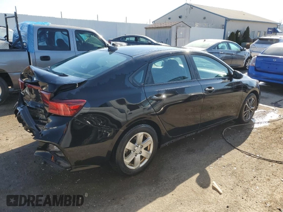 2022 Kia Forte LXS with VIN 3KPF24AD0NE431210, listed as a Copart auction lot 48363025 with 36,962 mi miles and Salvage Title. Bid and sale history available at carsss.com. Image 3.