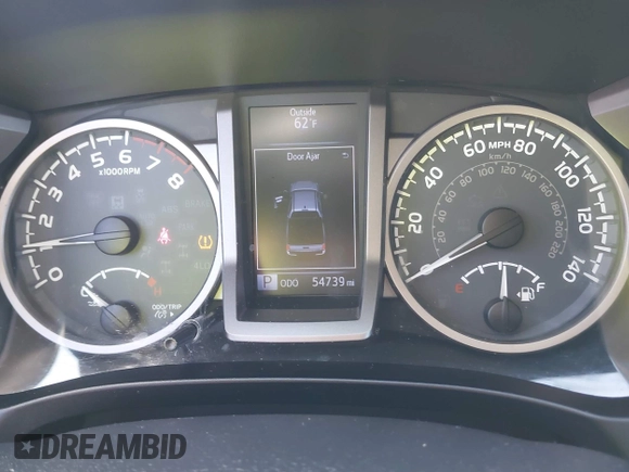 2017 Toyota Tacoma SR5 with VIN 3TMCZ5AN9HM117739, listed as a IAAI auction lot 42102292 with 54,739 mi miles and . Bid and sale history available at DreamBid. Image 7.