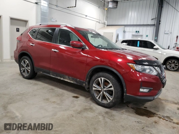 2019 Nissan Rogue SL with VIN 5N1AT2MV2KC710575, listed as a Copart auction lot 47081315 with 126,924 mi miles and Salvage Title. Bid and sale history available at carsss.com. Image 4.
