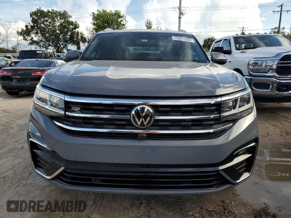 2023 Volkswagen Atlas SEL Premium R-Line z VIN 1V2FE2CA1PC207290, wystawiony jako Copart lot #73921654 z przebiegiem 25 955 mil mil oraz Szkoda całkowita • Salvage title. Historia ofert i sprzedaży dostępna na DreamBid. Obrazek 5.