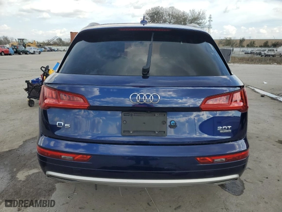 2018 Audi Q5 Premium with VIN WA1ANAFY9J2062084, listed as a Copart auction lot 43766285 with 126,728 mi miles and Salvage Title. Bid and sale history available at carsss.com. Image 6.