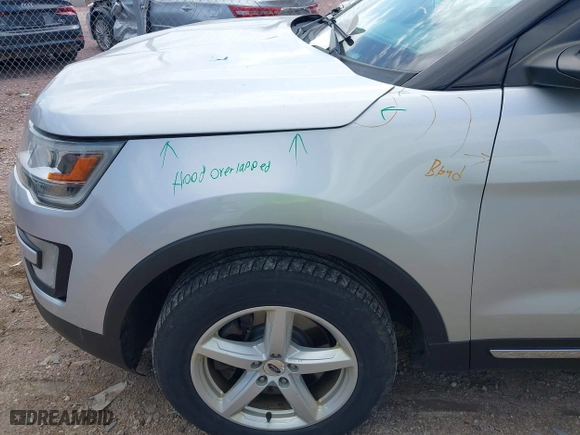2017 Ford Explorer XLT with VIN 1FM5K8D88HGA32272, listed as a IAAI auction lot 41897475 with 166,846 mi miles. Bid and sale history available at carsss.com. Image 21.