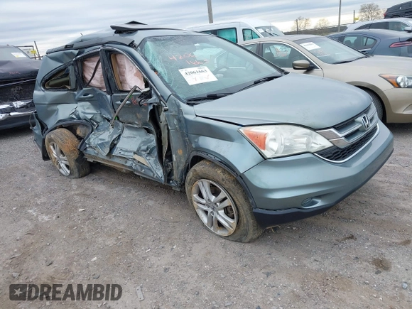 2010 Honda CR-V EX-L with VIN 5J6RE4H76AL017817, listed as a IAAI auction lot 42061663 with 118,241 mi miles and . Bid and sale history available at carsss.com. Image 1.