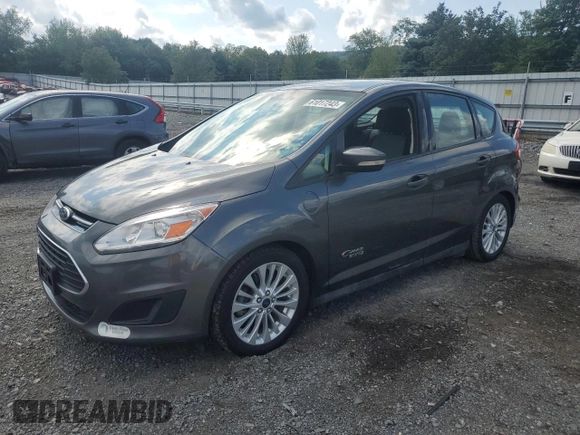 2017 Ford C-Max Energi SE with VIN 1FADP5EU6HL105003, listed as a Copart auction lot 61017243 with 153,056 mi miles. Bid and sale history available at carsss.com. Image 1.